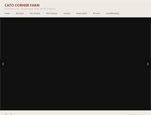 Tablet Screenshot of catocornerfarm.com